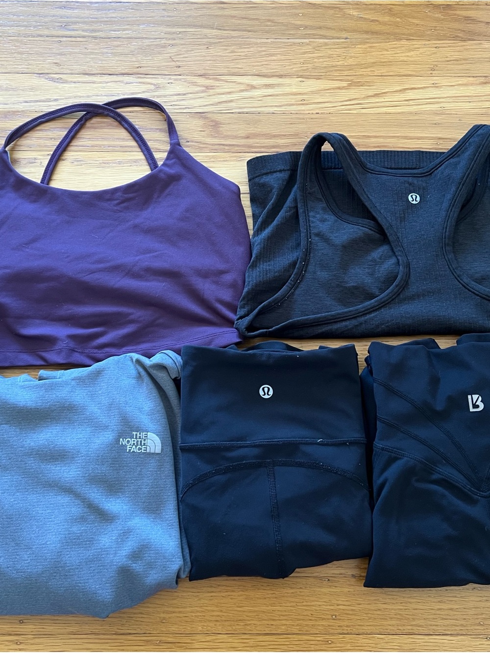 Workout Clothing Bundle — Lululemon, Buff Bunny, The North Face